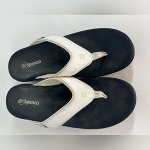 Spenco platform thong sandals 11 NWOT